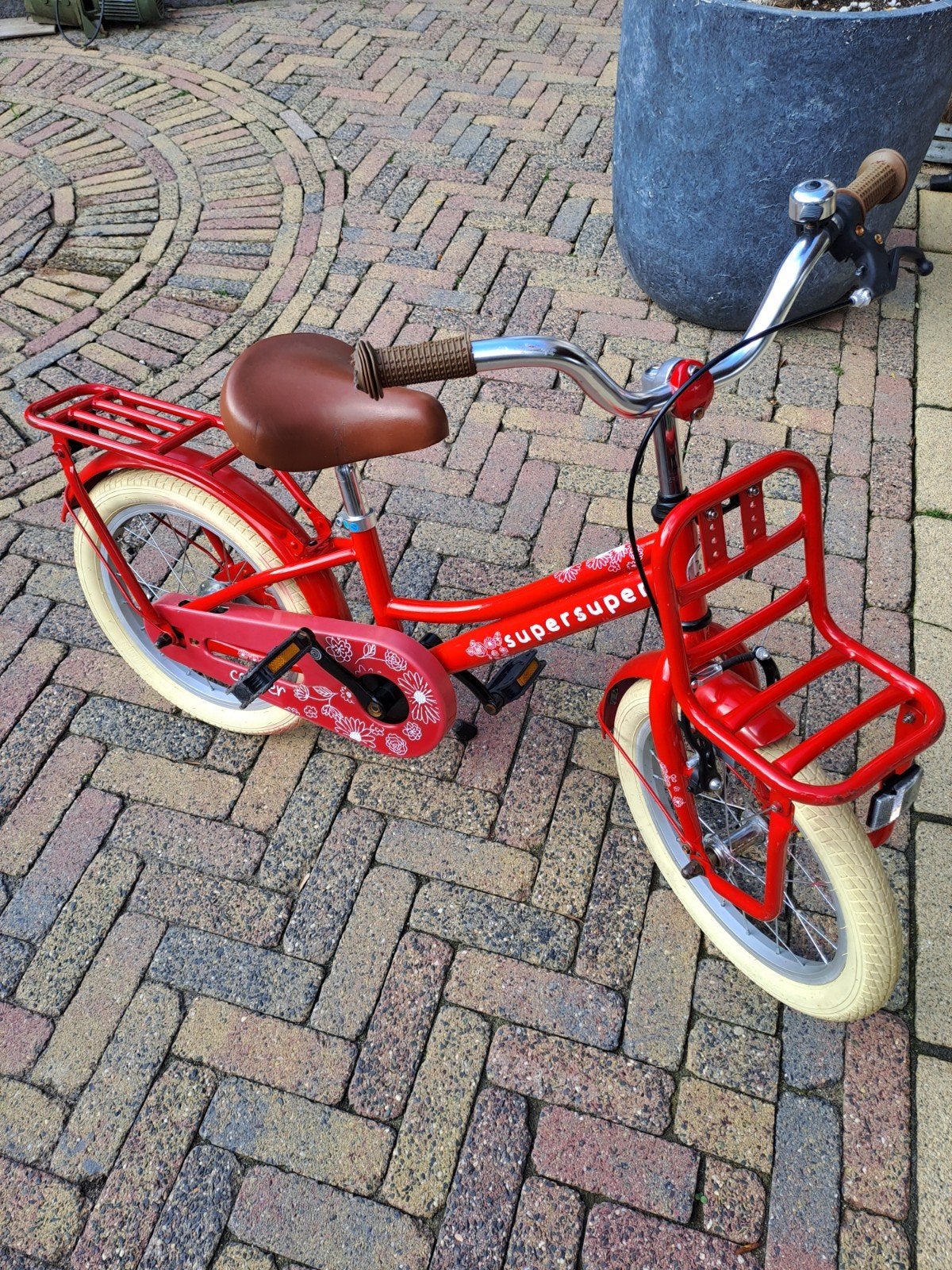 Supersuper Cooper Kinderfiets Rood 16 inch