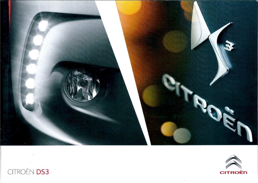 Brochure Citroen DS3 2010, Ophalen of Verzenden, Gelezen, Citroën