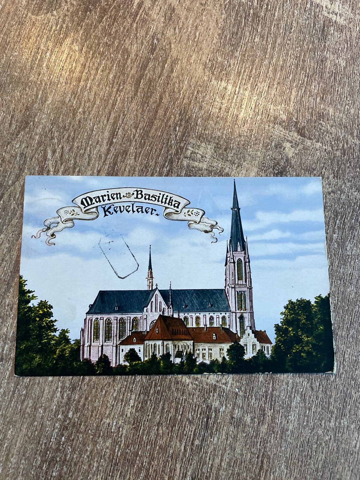 Ansichtkaart Marienbasilika Kevelaer (Duitsland), Verzamelen, Ophalen of Verzenden, Gelopen, Duitsland