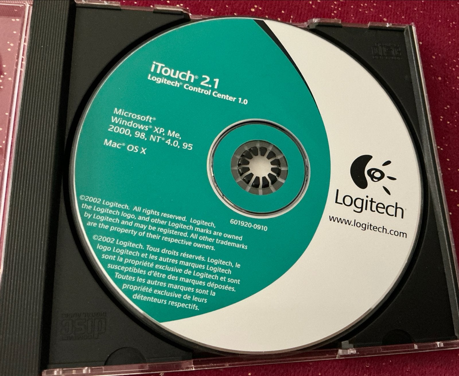 Logitech iTouch 2.1 & QuickCam 10.0A software CD's, Computers en Software, Ophalen of Verzenden, Zo goed als nieuw, Windows