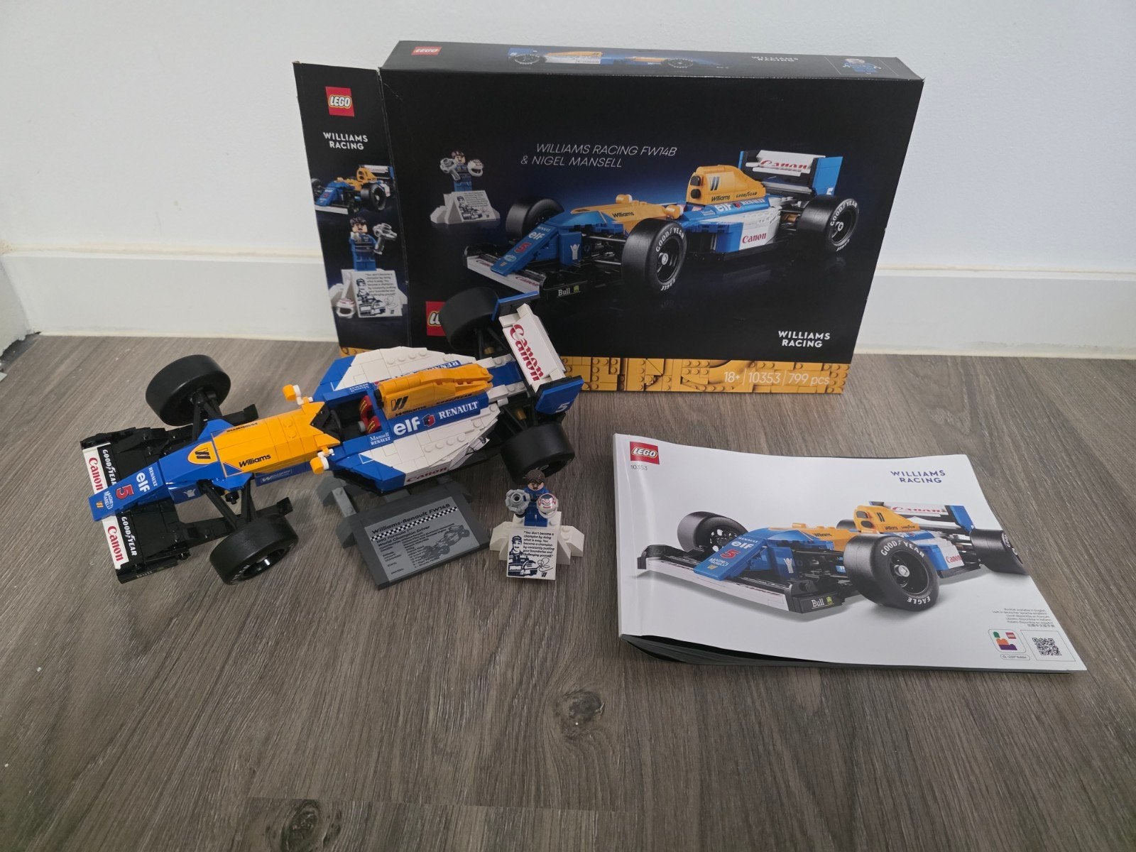 Lego F1 williams. 10353, Ophalen of Verzenden, Zo goed als nieuw