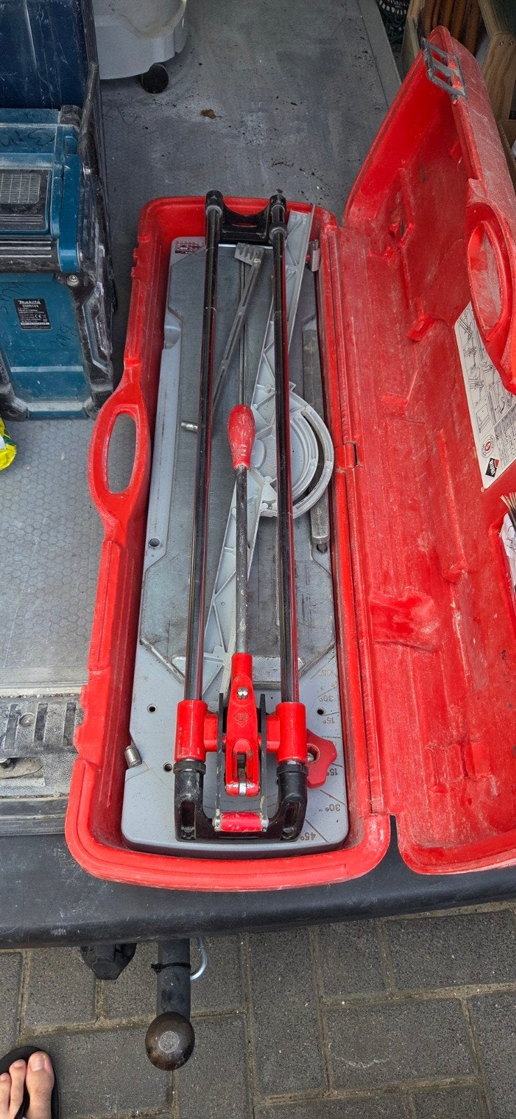 Rubi TR 700 S Tegelsnijder met Koffer, Ophalen, Gebruikt, Snijgereedschap, Rubi