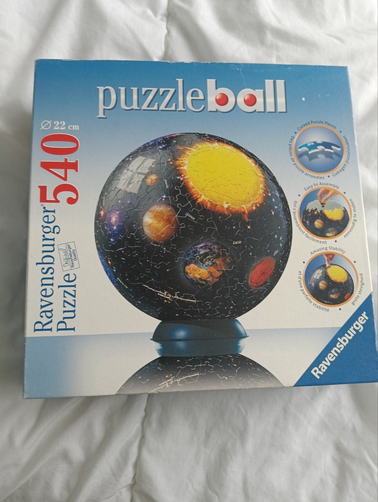 Ravensburger Puzzleball Ruimte 540 stukjes, Ophalen of Verzenden, 500 t/m 1500 stukjes, Gebruikt, Rubik's of 3D-puzzel