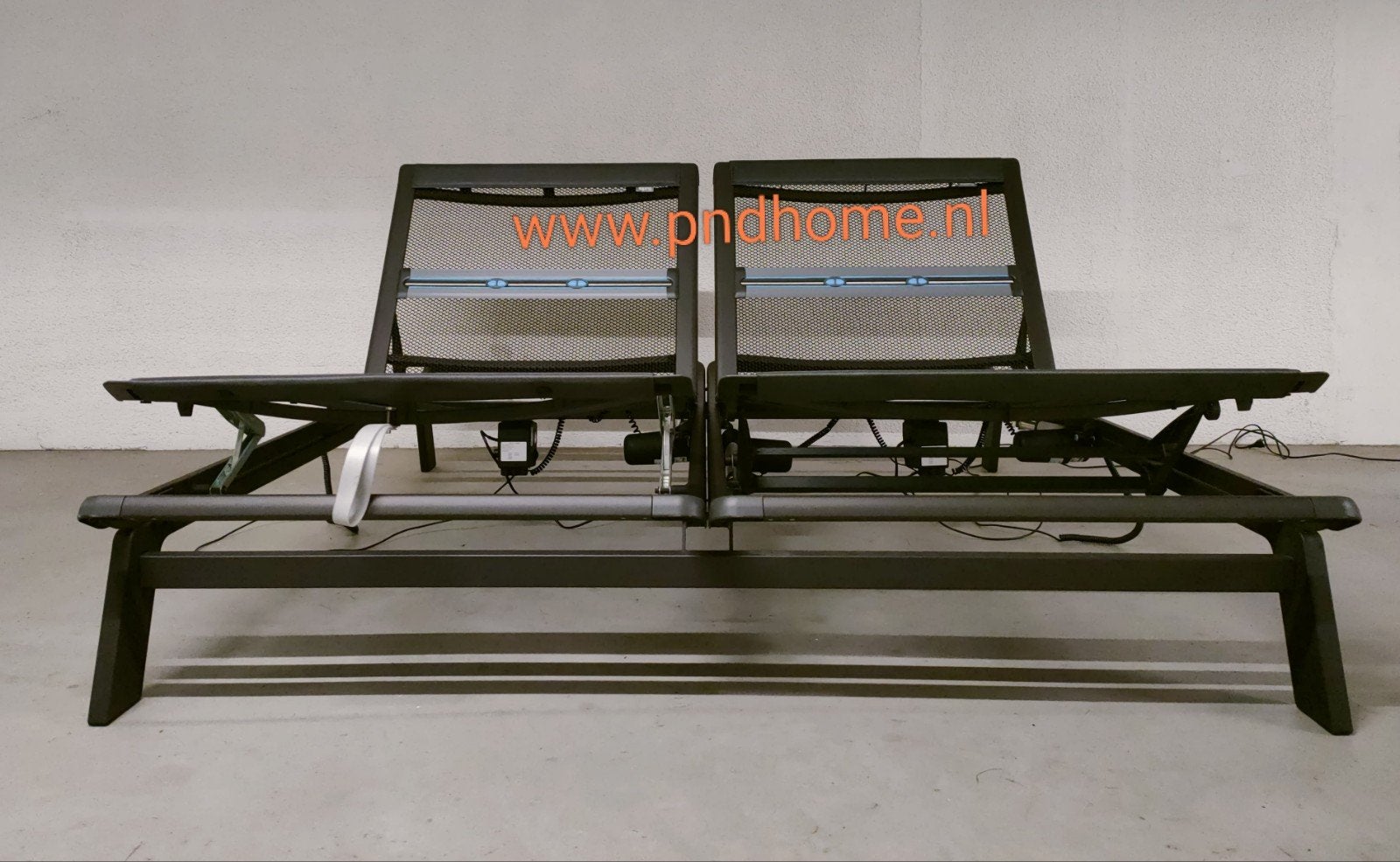 Auping Original 160x200 bed elektrische verstelbaar, Auping Original 160x200 bed elektrische verstelbaar, Verstelbaar, Zwart, Tweepersoons