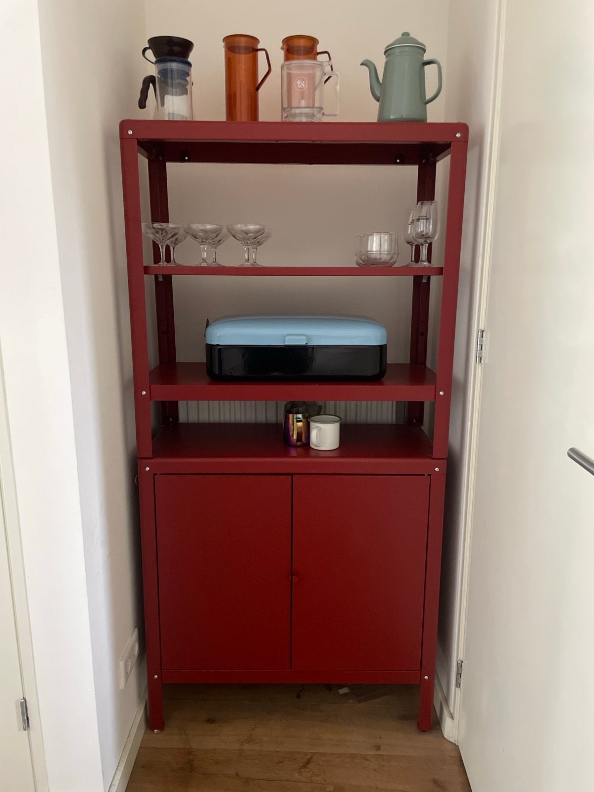 IKEA KOLBJÖRN Kast - Rood, Ophalen, Gebruikt