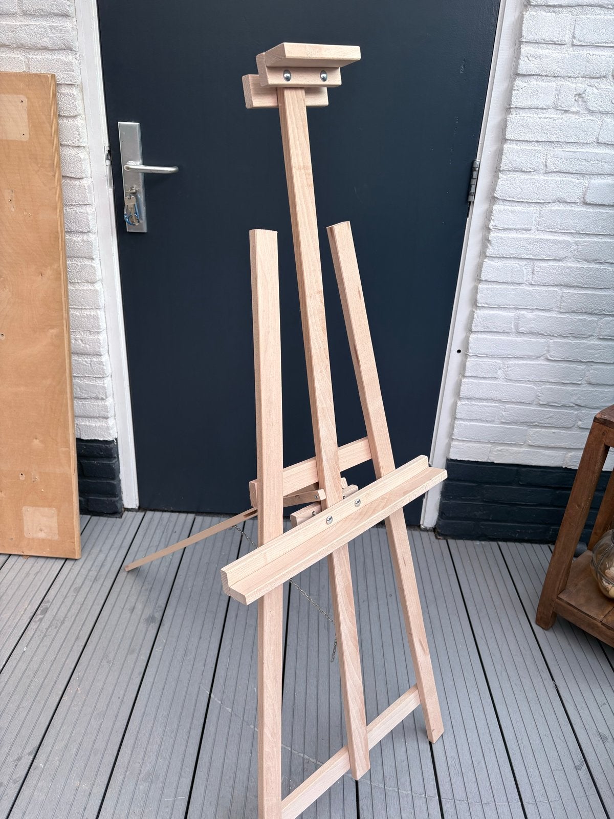 Houten Ezel - 125 cm hoog - Zo goed als nieuw, Ophalen, Zo goed als nieuw, Ezel
