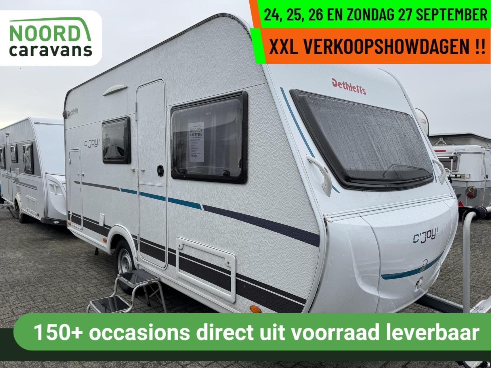 DETHLEFFS - XXL VERKOOPSHOW 24,25,26 & 27 SEPT. 10-17 UUR, Caravans en Kamperen, Bedrijf, 750 - 1000 kg, Douche, Tot en met 4
