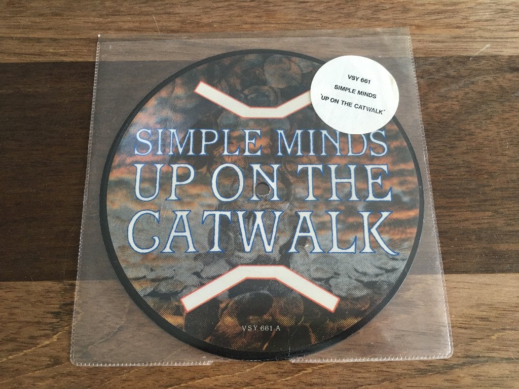 Vinyl Single Simple Minds Up On The Catwalk PICTURE DISC, Gebruikt, 7 inch, Pop, Limited edition