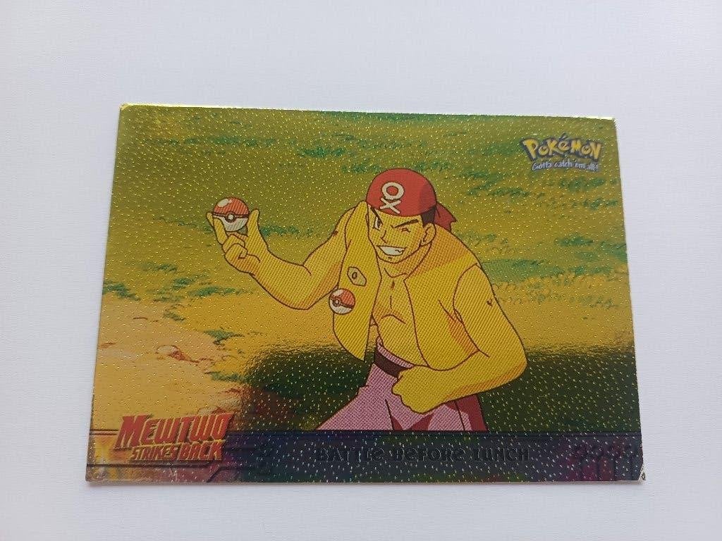 Pokémon-Topps Battle Before Lunch RAINBOW FOIL#10-Zwart Logo, Verzenden, Zo goed als nieuw, Losse kaart, Foil