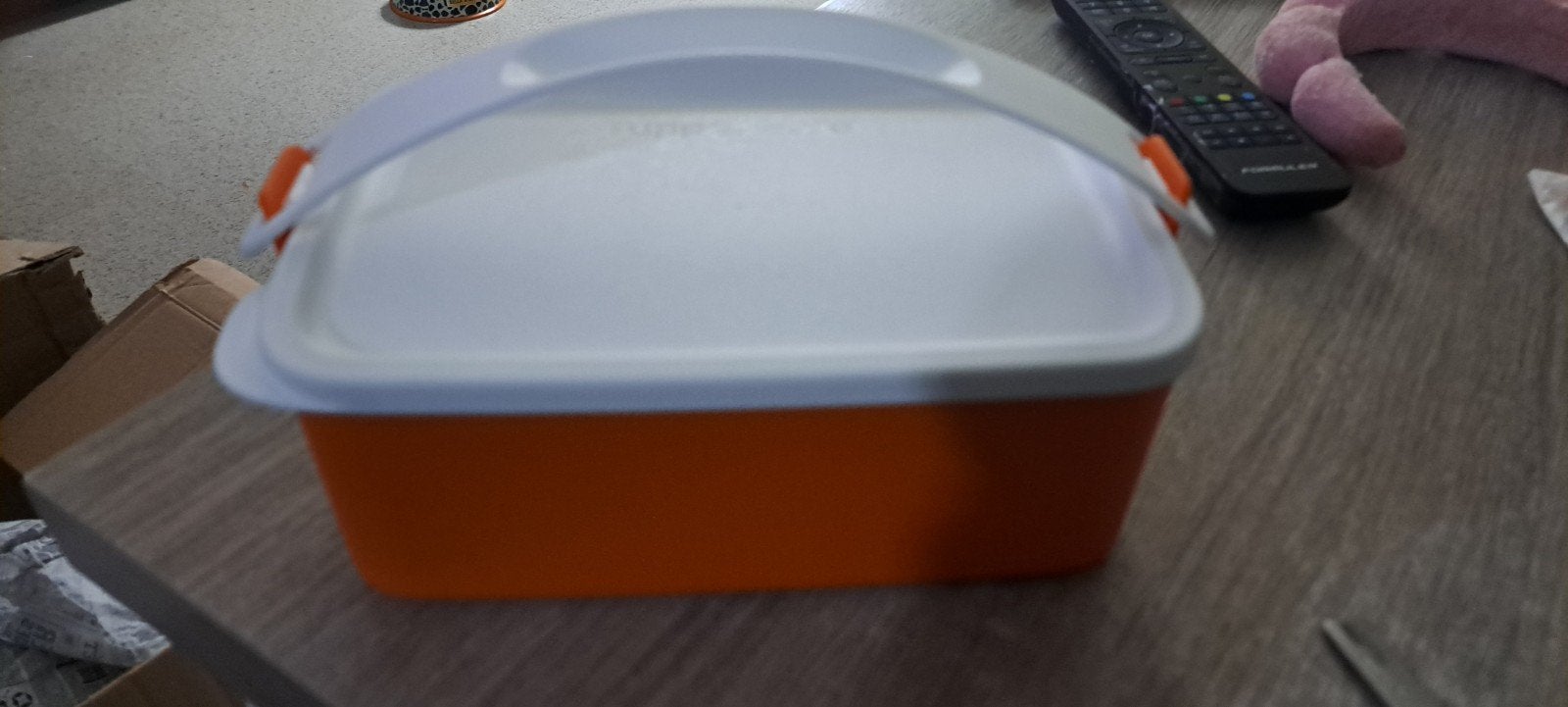 Nieuwe Tupperware Bentobox 1.5 liter, Bewaardoos, Nieuw, Oranje, Ophalen of Verzenden