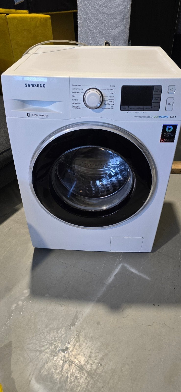 Samsung EcoBubble Wasmachine 8kg - Zuinig & Stil, Ophalen of Verzenden, Samsung, Samsung, Samsung