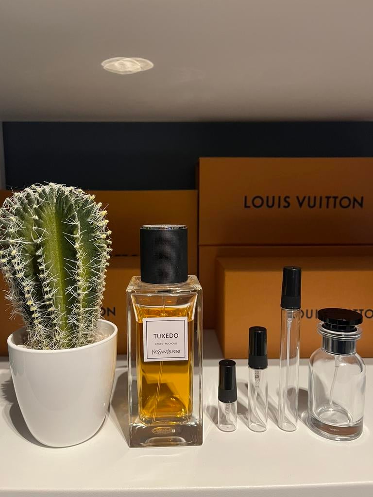 YSL Tuxedo sample/tester/decant, Sieraden, Tassen en Uiterlijk, Uiterlijk | Parfum, Ophalen of Verzenden, Zo goed als nieuw
