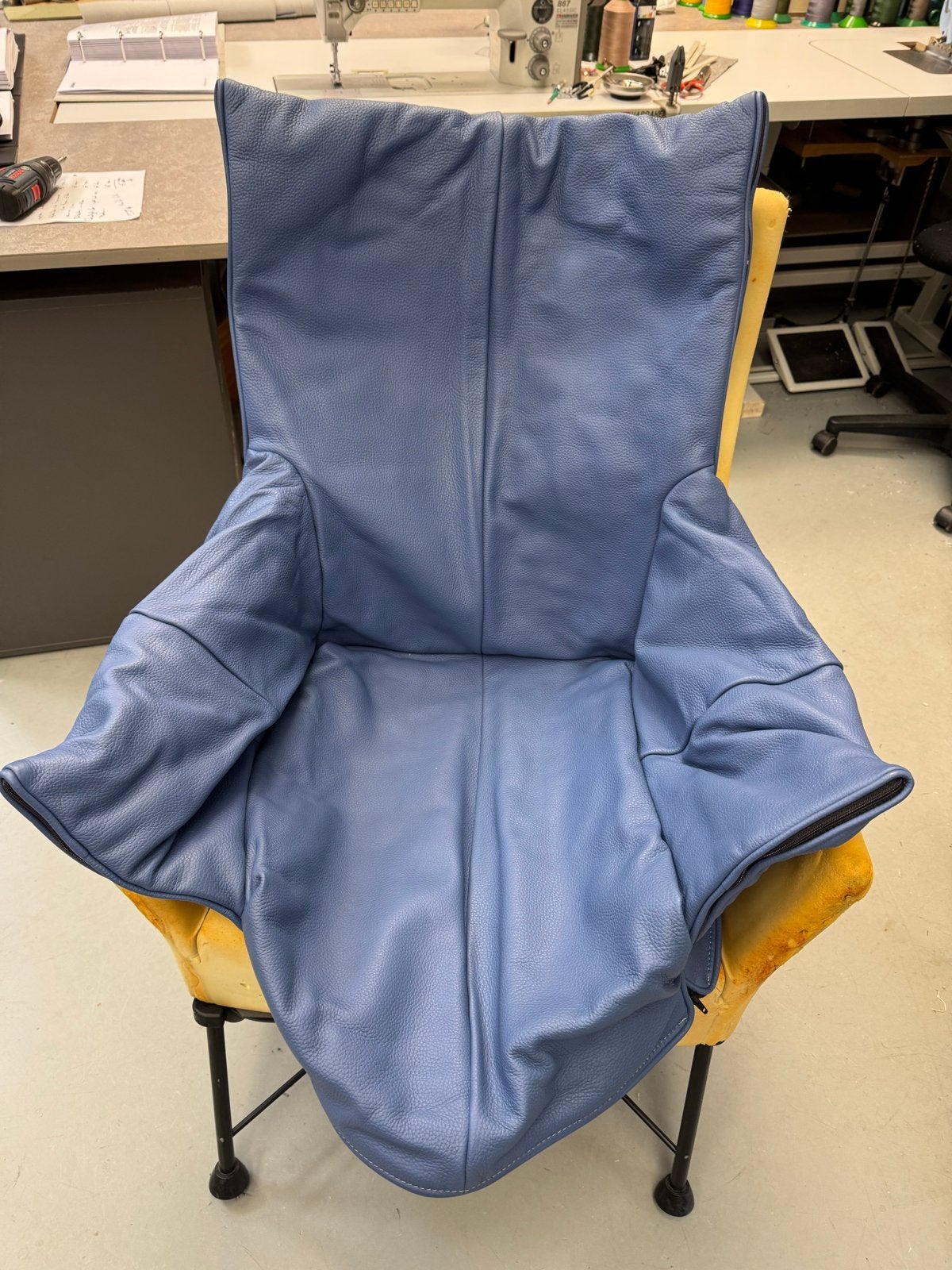 Nieuwe hoes voor Montis Charly fauteuil, Overige kleuren, Nieuw, Leer, Ophalen of Verzenden