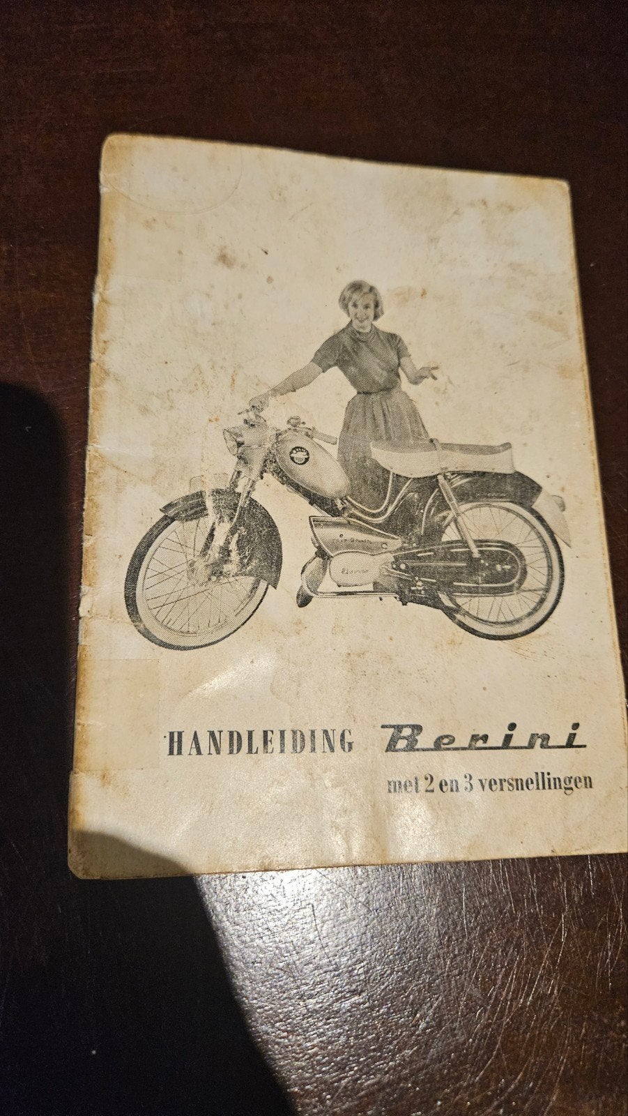 Handleiding Berini bromfiets met 2 en 3 versnellingen, Ophalen of Verzenden, Gebruikt