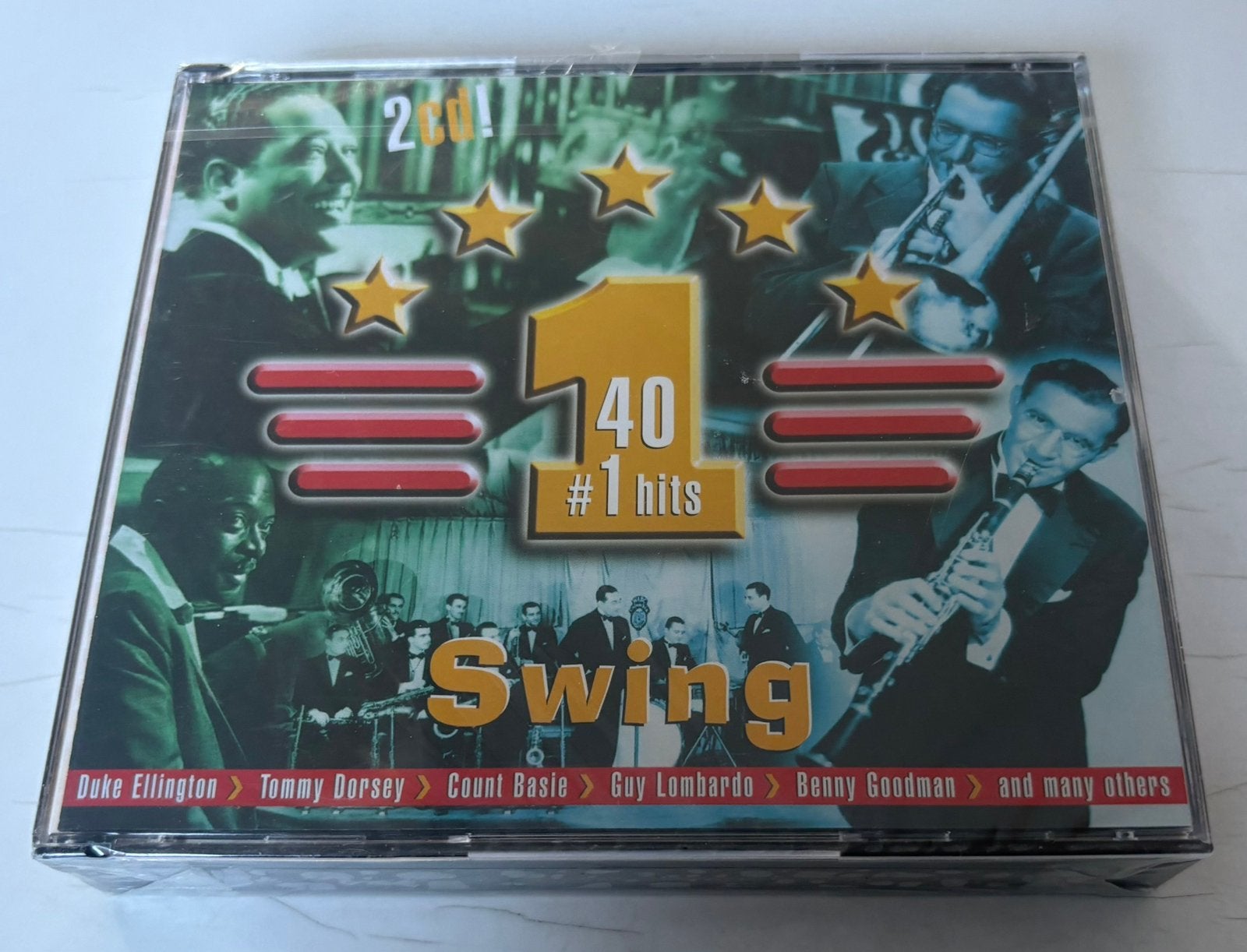 40 #1 Hits - Swing (2cd box, nieuw/sealed), Ophalen of Verzenden, Zo goed als nieuw, Pop