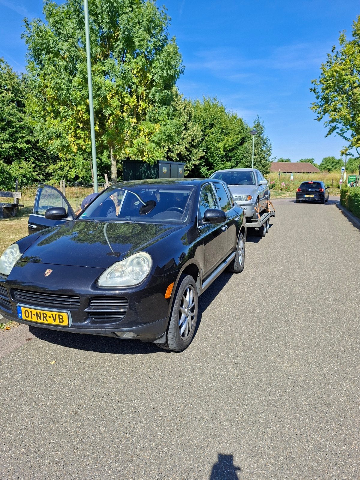 Porsche Cayenne 4.5 S Tiptronic S 2004 Zwart, Auto's, Automaat, Cayenne, 2220 kg, 8 cilinders