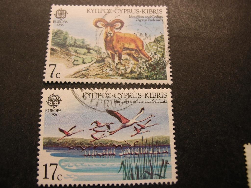 Cept/Verenigd Europa Cyprus  1986  gestempeld, Verzenden, Overige landen, Gestempeld
