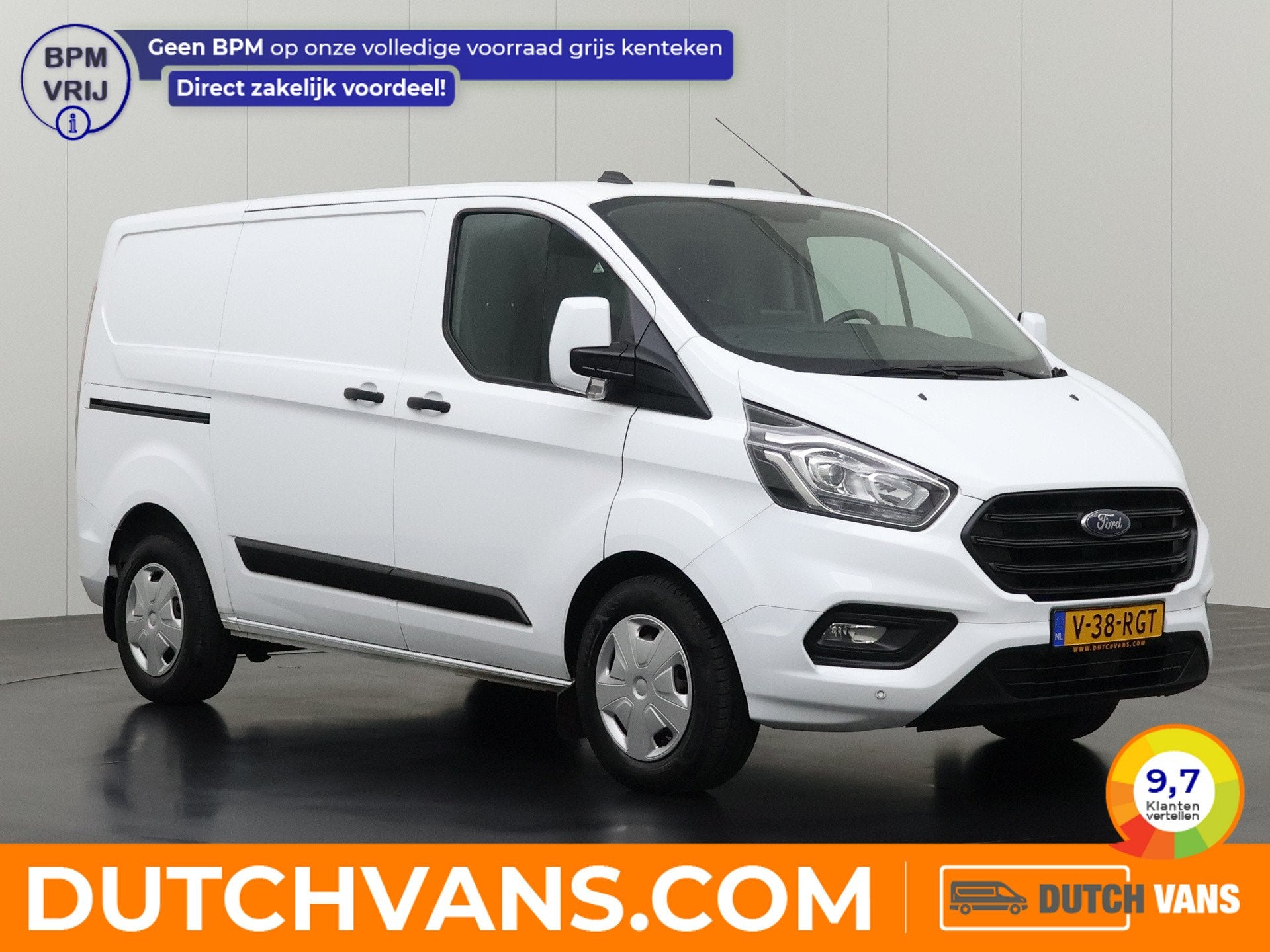 Ford Transit Custom 2.0TDCi 130PK Automaat | 2xSchuifdeur |, Dealer onderhouden, Stof, Gebruikt, 4 cilinders