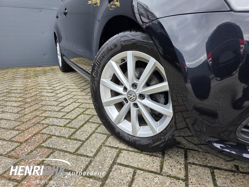 Volkswagen Polo 1.2 TSI Lounge Cruise / Clima / PDC / Stoelv, Auto's, Volkswagen, Stof, Gebruikt, Zwart, Zwart
