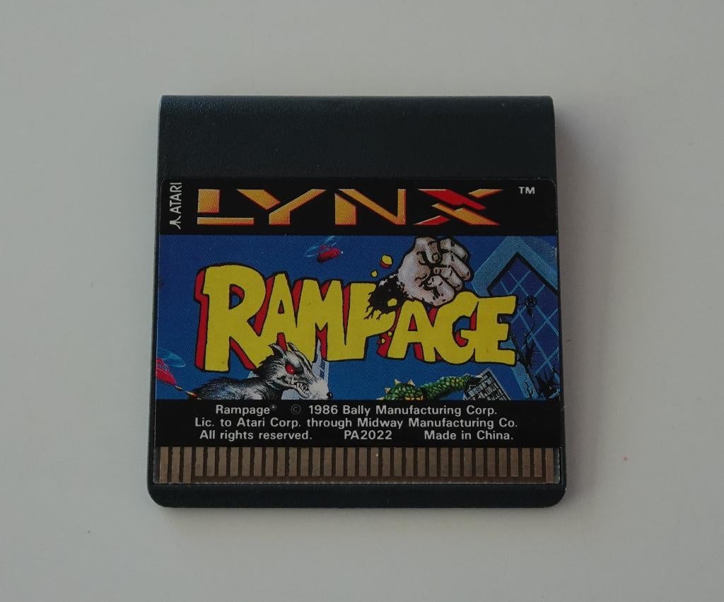 Rampage voor Atari Lynx, Ophalen, Atari Lynx, Overige genres, 1 speler