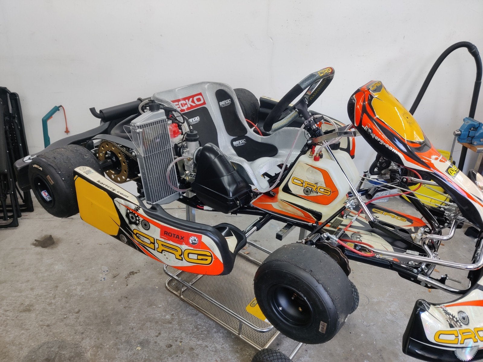 Verkocht - CRG - Rotax max Evo zgan., Ophalen, Zo goed als nieuw, Kart