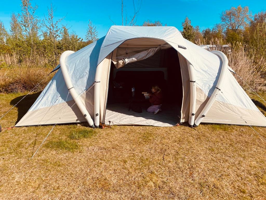 Opblaasbare tent 4 personen, Air Seconds 4.2 met Fresh & Bla, Ophalen of Verzenden, Zo goed als nieuw, Tot en met 4
