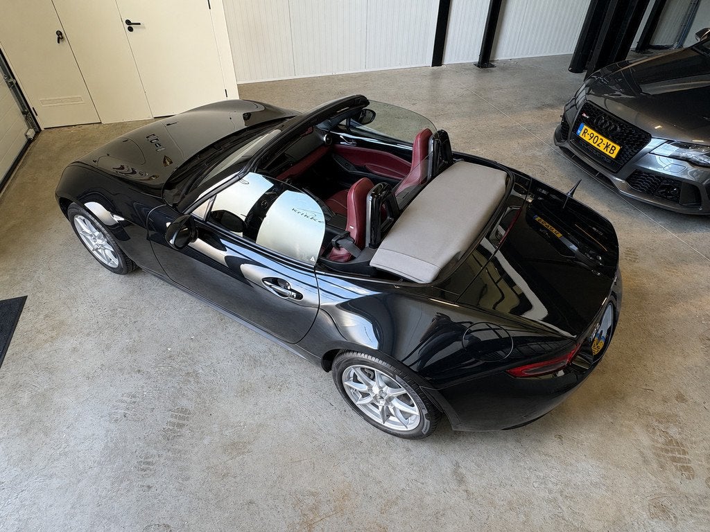 Mazda MX-5 MX5 1.5 131PK Ginzan Leder Navi Led Bose Keyless, Achterwielaandrijving, Euro 6, 4 cilinders, Bedrijf