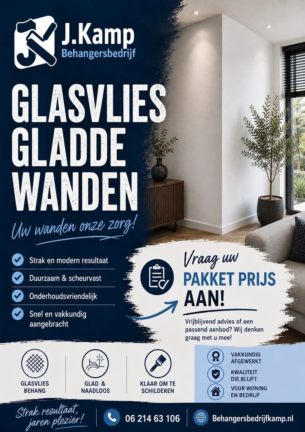 renovlies, glasvlies, airless, behang, sauswerk, Garantie, Behangen