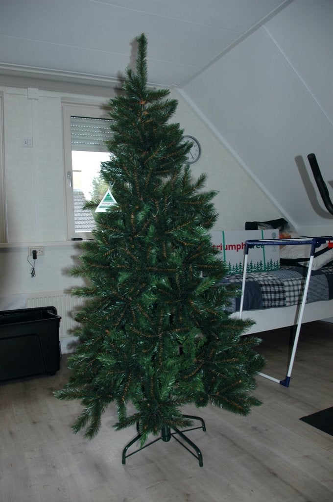 Kunstkerstboom 185x95 cm., Ophalen, Zo goed als nieuw