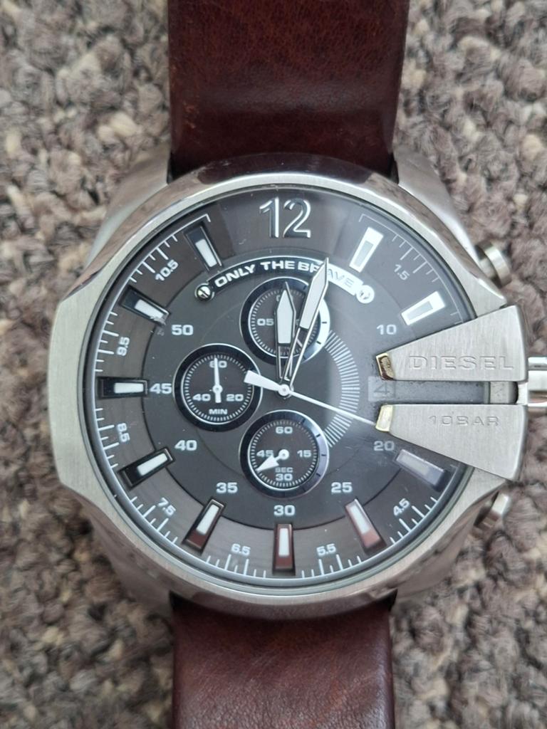 Diesel Chief DZ4290 Heren Horloge - Stoer en Stijlvol, Overige merken, Staal, Polshorloge, Ophalen of Verzenden