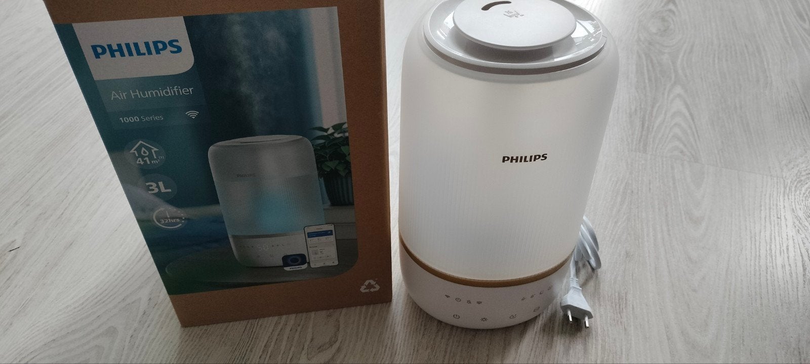 Philips Luchtbevochtiger 1000 Serie HU5101/04, Ophalen of Verzenden, Zo goed als nieuw, Luchtbevochtiger