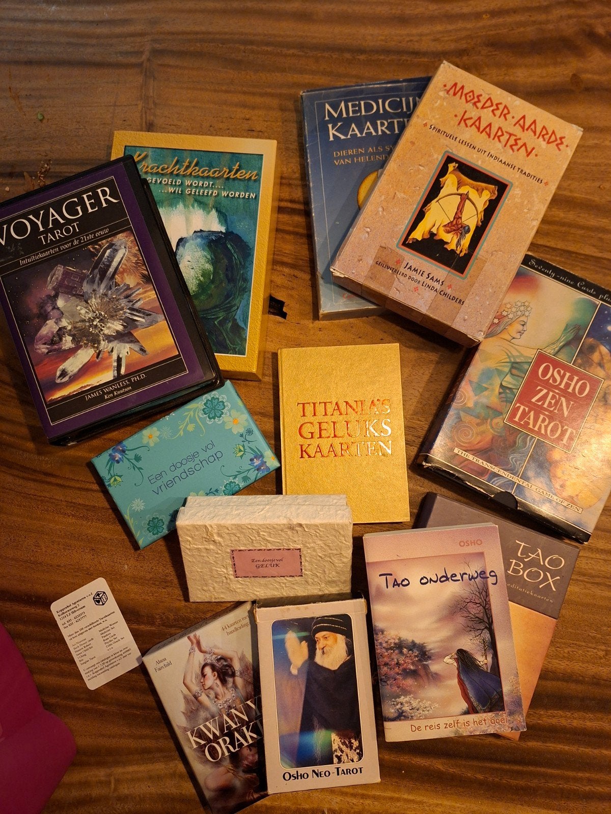 Grote collectie spirituele boeken en kaarten, Ophalen of Verzenden, Zo goed als nieuw, Spiritualiteit algemeen, Overige typen
