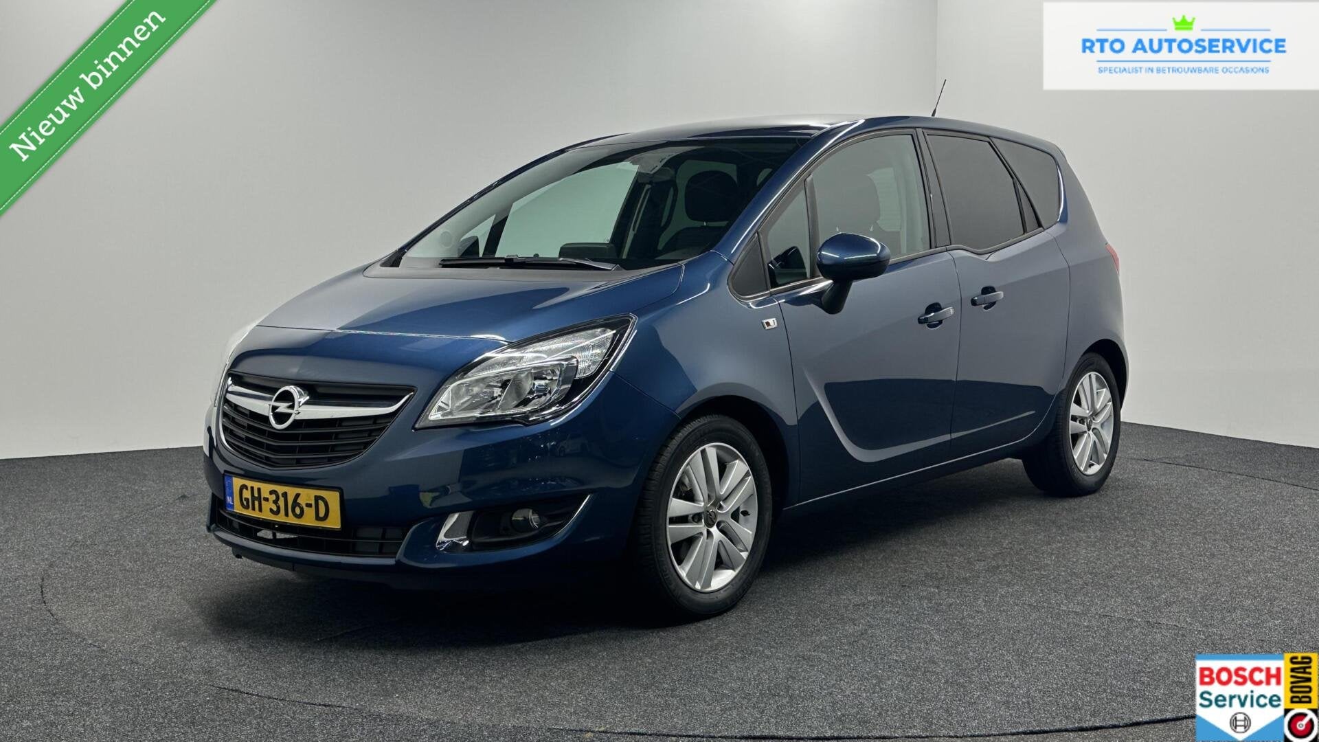Opel Meriva 1.4 Design Edition TREKHAAK NAVI CRUISE LM., Voorwielaandrijving, Gebruikt, 4 cilinders, Met garantie (alle)