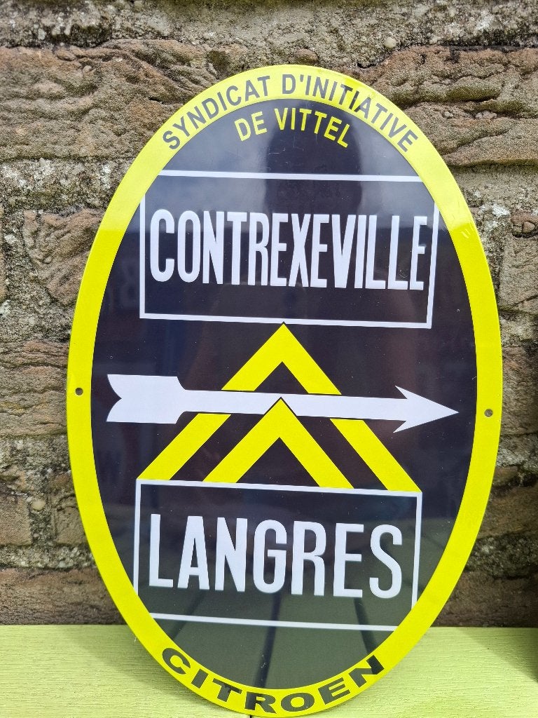 Reclamebord Citroën Langres, Ophalen of Verzenden, Nieuw, Auto's