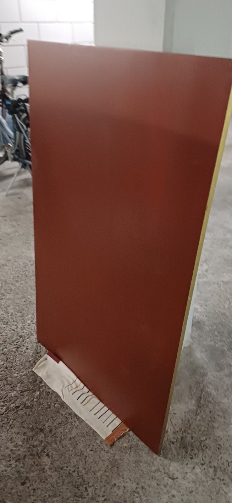 Tafelblad 120x75 cm met kleine beschadigingen, Ophalen, Gebruikt, 100 tot 150 cm, 50 tot 100 cm