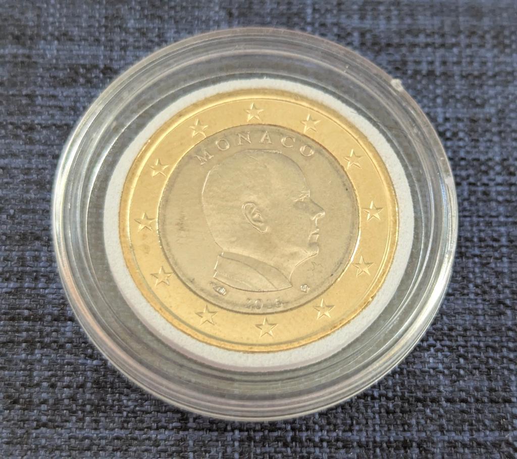 1 euro Monaco 2016 – Prince Albert II, Postzegels en Munten, Munten | Europa | Euromunten, Verzenden, Monaco, 2 euro