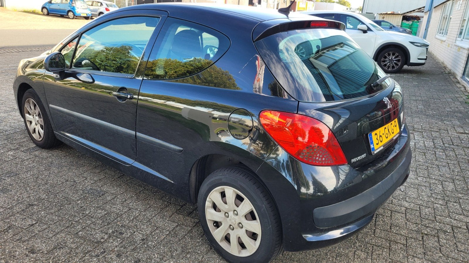Peugeot 207 1.4 VTI 16V 3DRS 2008 Zwart lage km nap!, Euro 5, Stof, Zwart, Origineel Nederlands