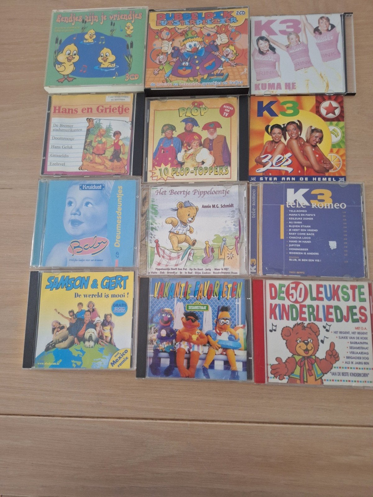 Grote collectie kinder CD's: K3, Samson & Gert, Plop en meer, Cd's en Dvd's, Ophalen, Gebruikt, Tot 2 jaar, Verzamelalbum