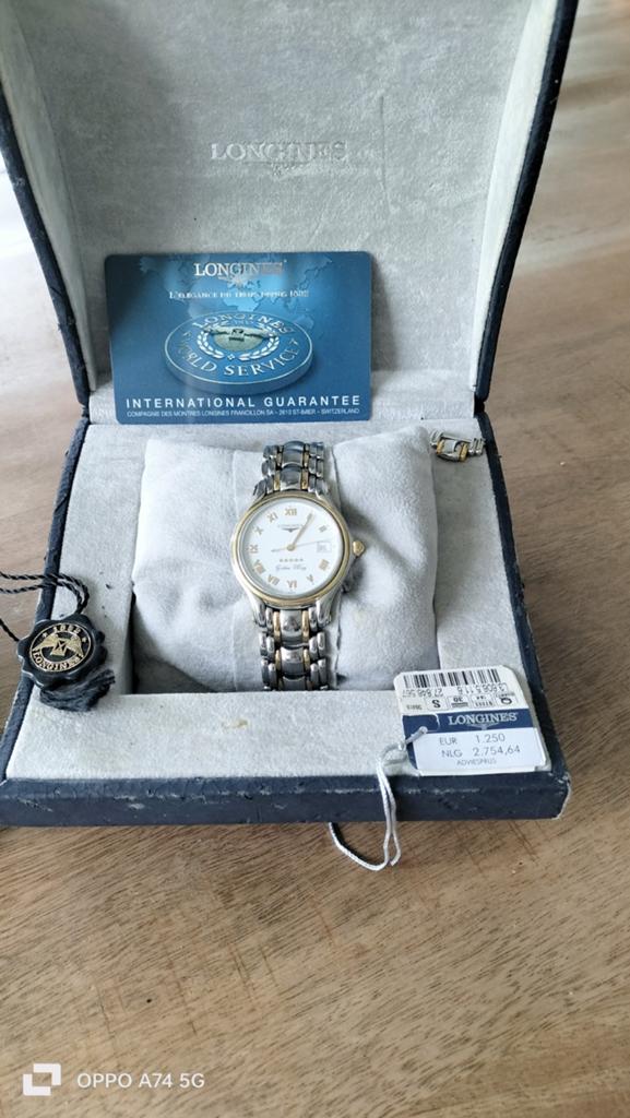 Longines Golden Wing Polshorloge - Staal en Goud, Sieraden, Tassen en Uiterlijk, Horloges | Antiek, Staal, Polshorloge, Verguld