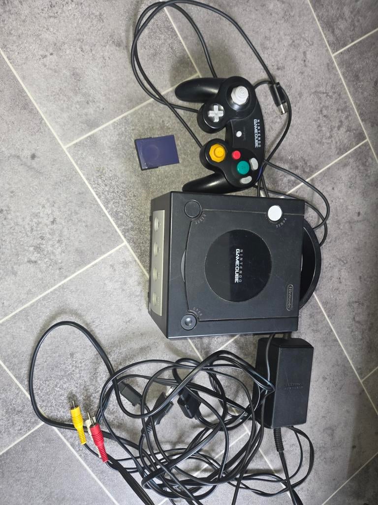 Gamecube zwart, Ophalen, Zwart, Met 1 controller
