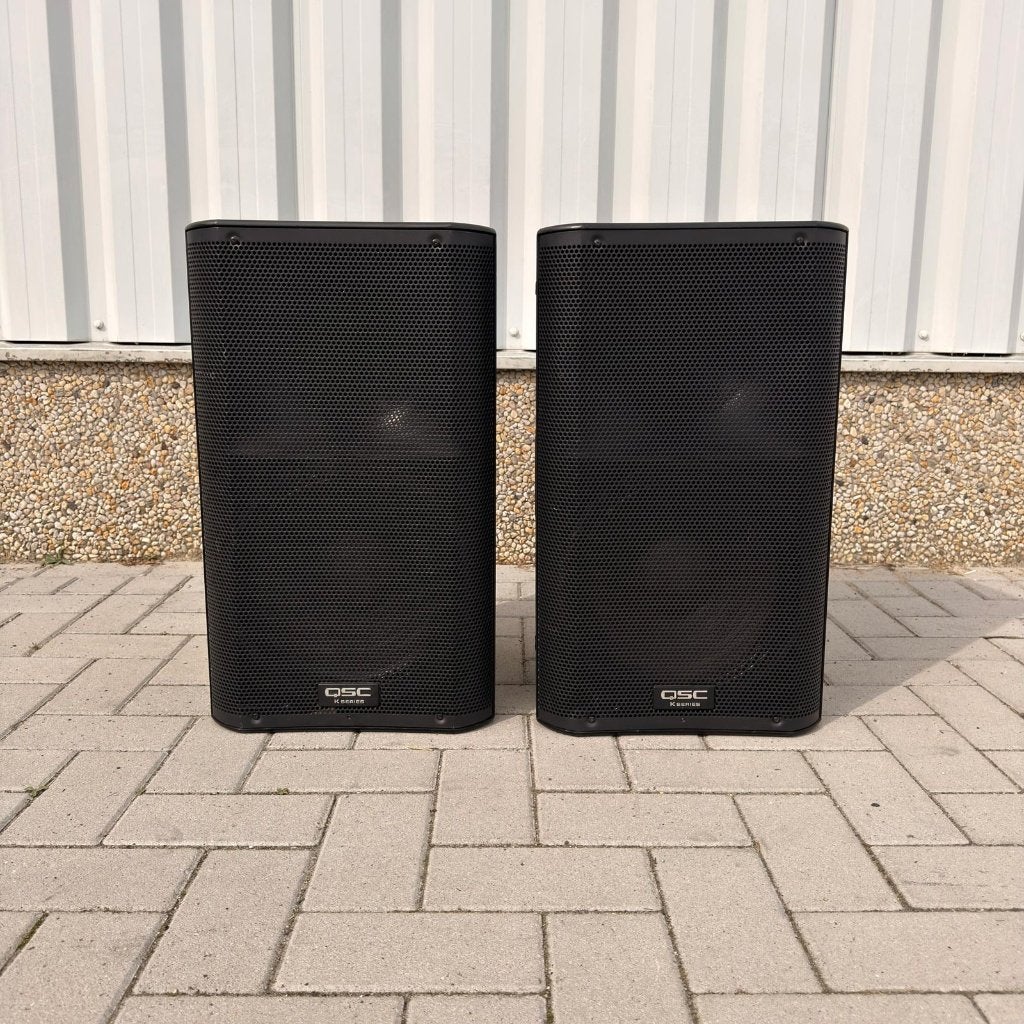 QSC K12 powered 12" speaker - set van 2