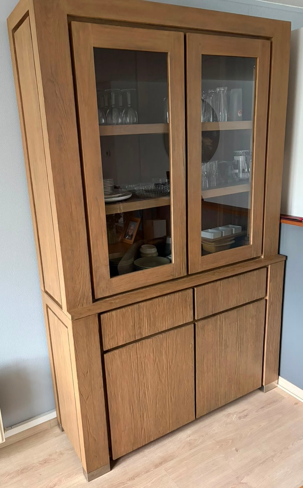 Buffetkast, Ophalen, 200 cm of meer, Eikenhout, Zo goed als nieuw