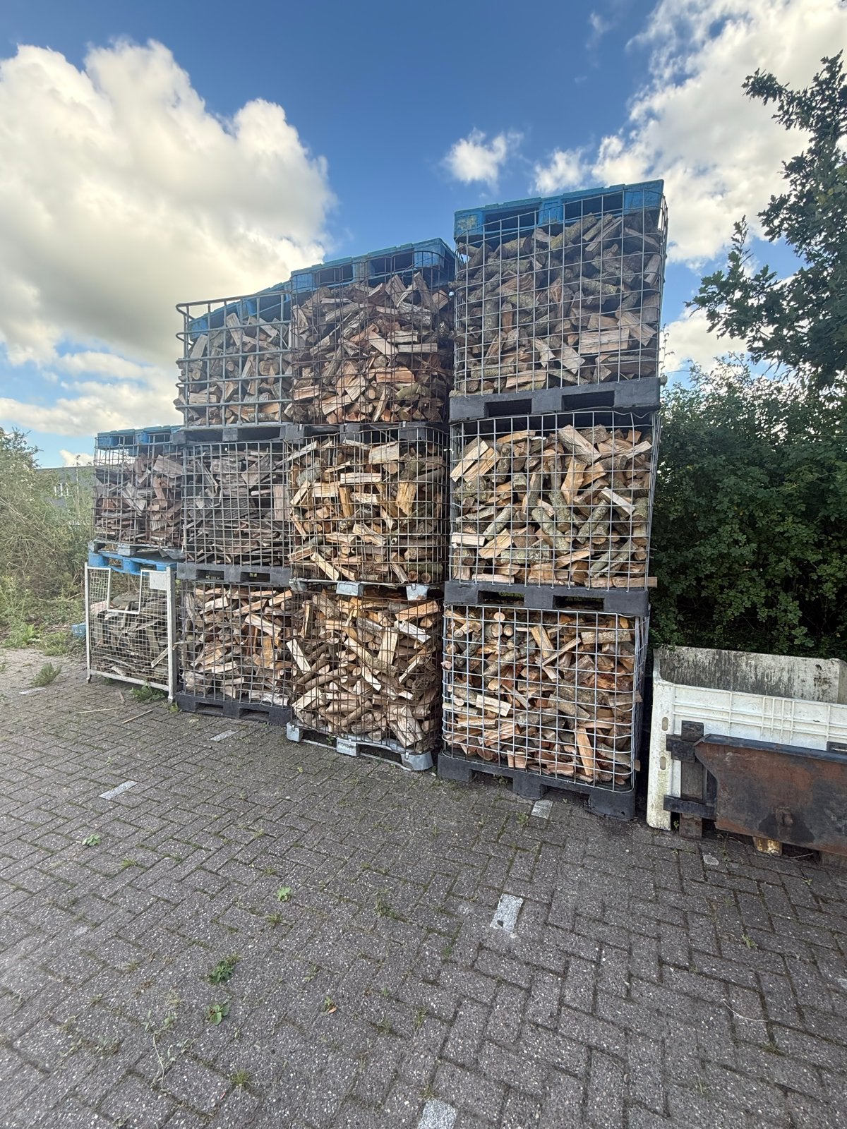 Haardhout, Kloofhout, kachelhout - gemixt hout., Tuin en Terras, 6 m³ of meer, Ophalen of Verzenden, Overige houtsoorten, Blokken