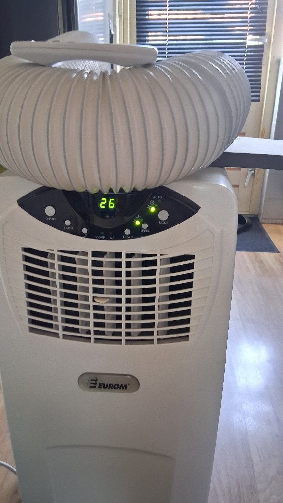 Eurom PAC 23R Mobiele Airco, Ophalen, Minder dan 60 m³, Timer, 3 snelheden of meer