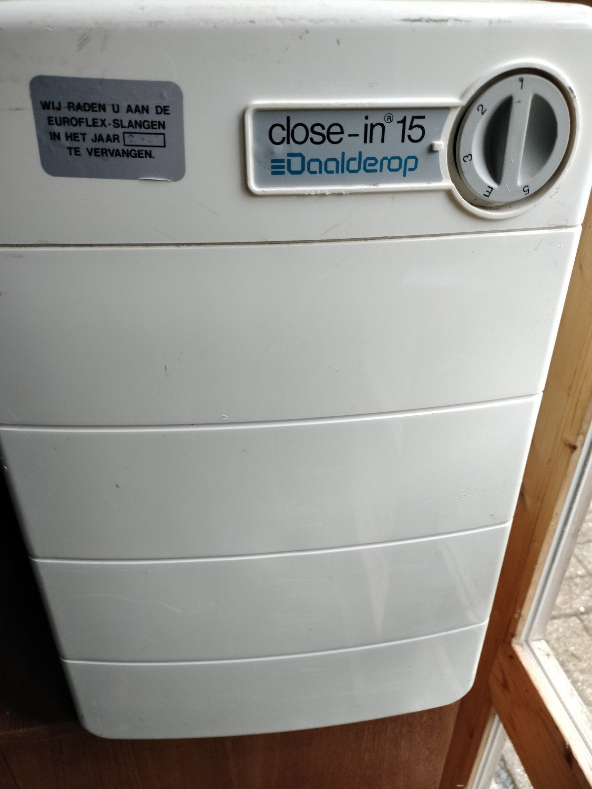 Keukenboiler Daalderop 15 liter, Gebruikt, Minder dan 60 m³, 3 snelheden of meer, Ophalen of Verzenden