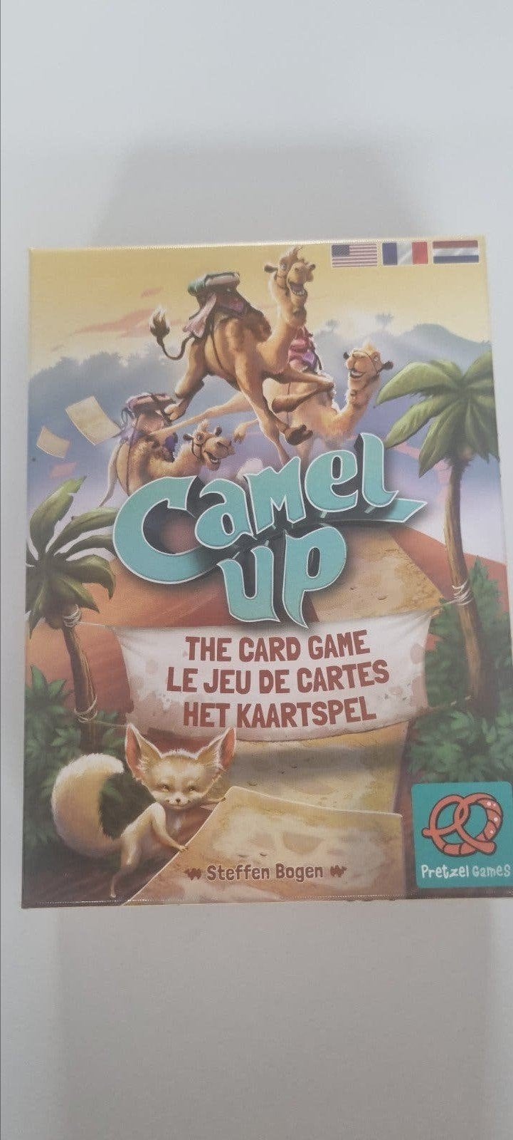 Camel Up Het Kaartspel - Pretzel Games, Drie of vier spelers, Ophalen of Verzenden, Zo goed als nieuw, Pretzel Games