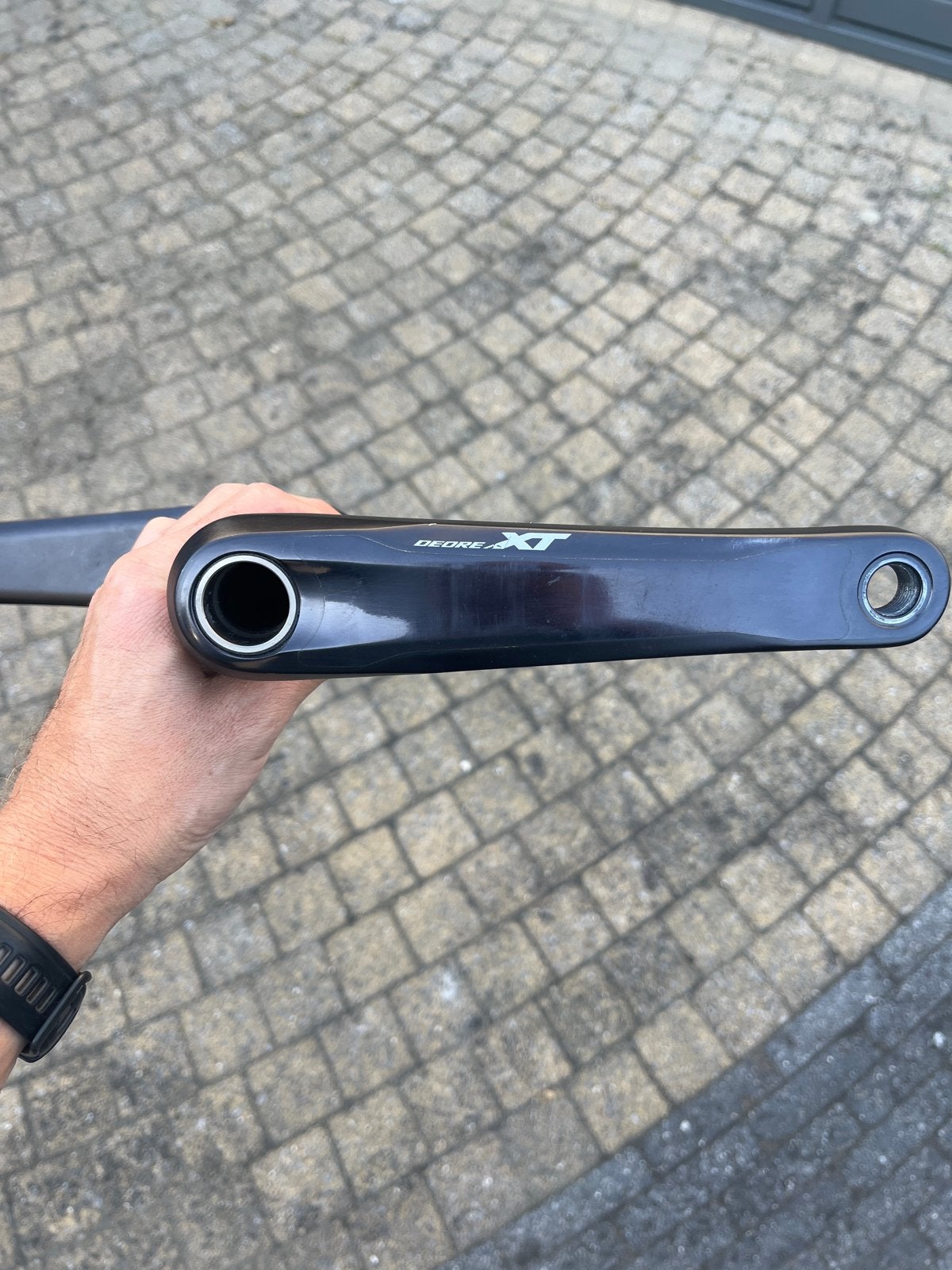 Shimano Deore XT FC-M8100 Crankstel 175mm, Zo goed als nieuw, Aluminium, Mountainbike, Ophalen