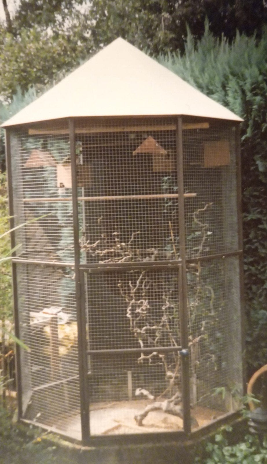 Achthoekige Voliëre, Ophalen, Metaal, Vogelkooi