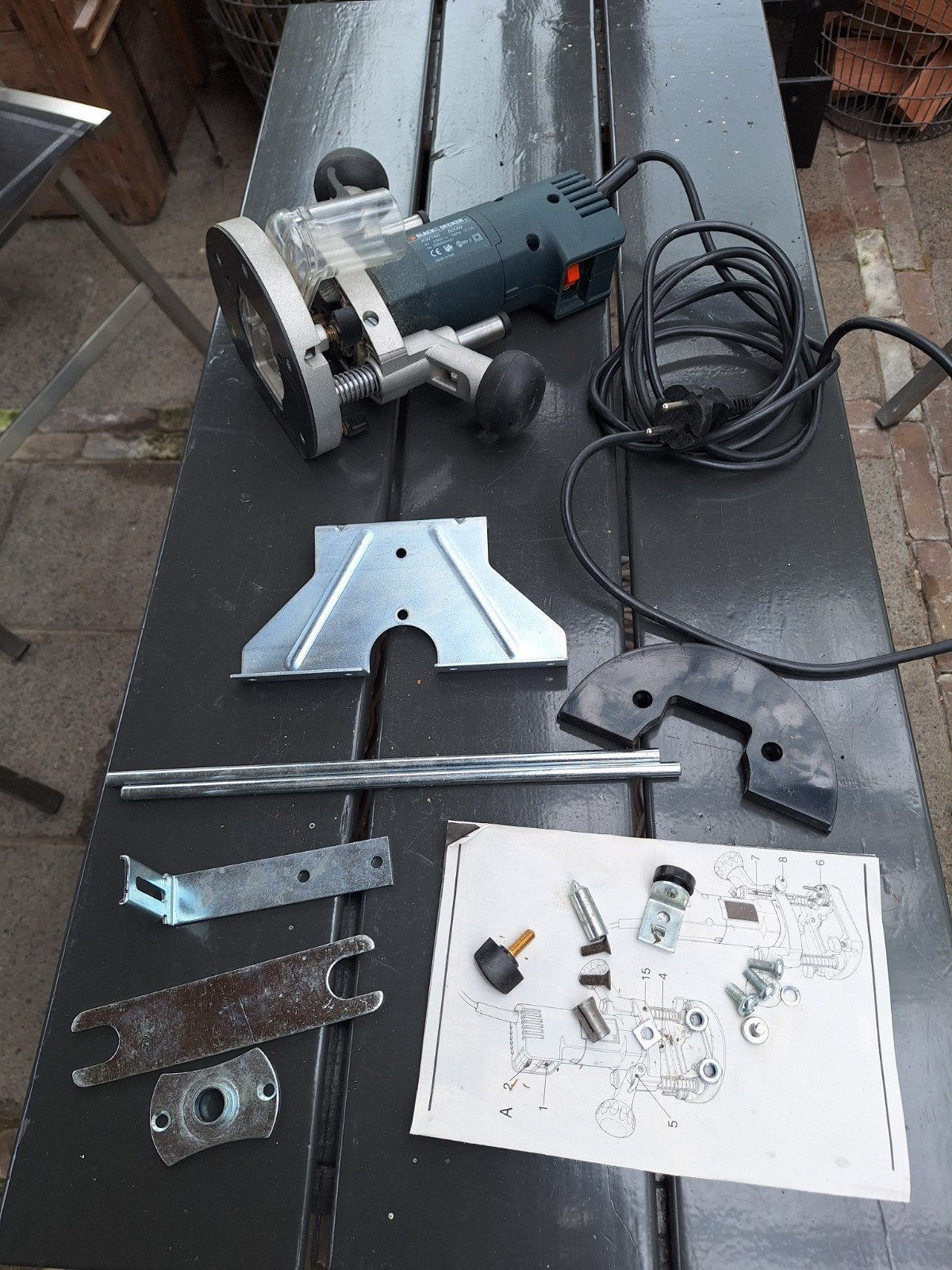 Bovenfrees Black en decker KW780, Ophalen of Verzenden, Zo goed als nieuw, Overige typen, Minder dan 30 mm