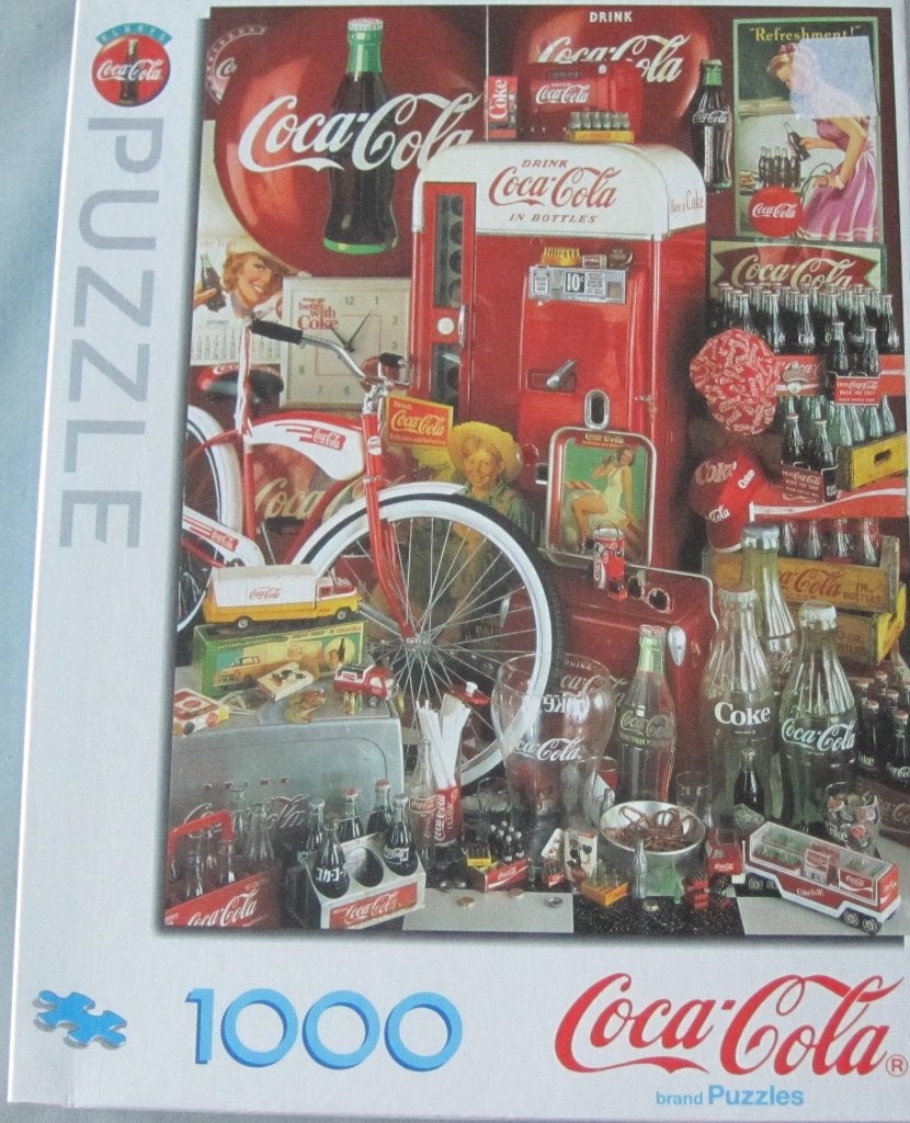 puzzel - puzzle met afbeelding van Coca Cola items - nieuw, Ophalen of Verzenden, 500 t/m 1500 stukjes, Nieuw, Legpuzzel